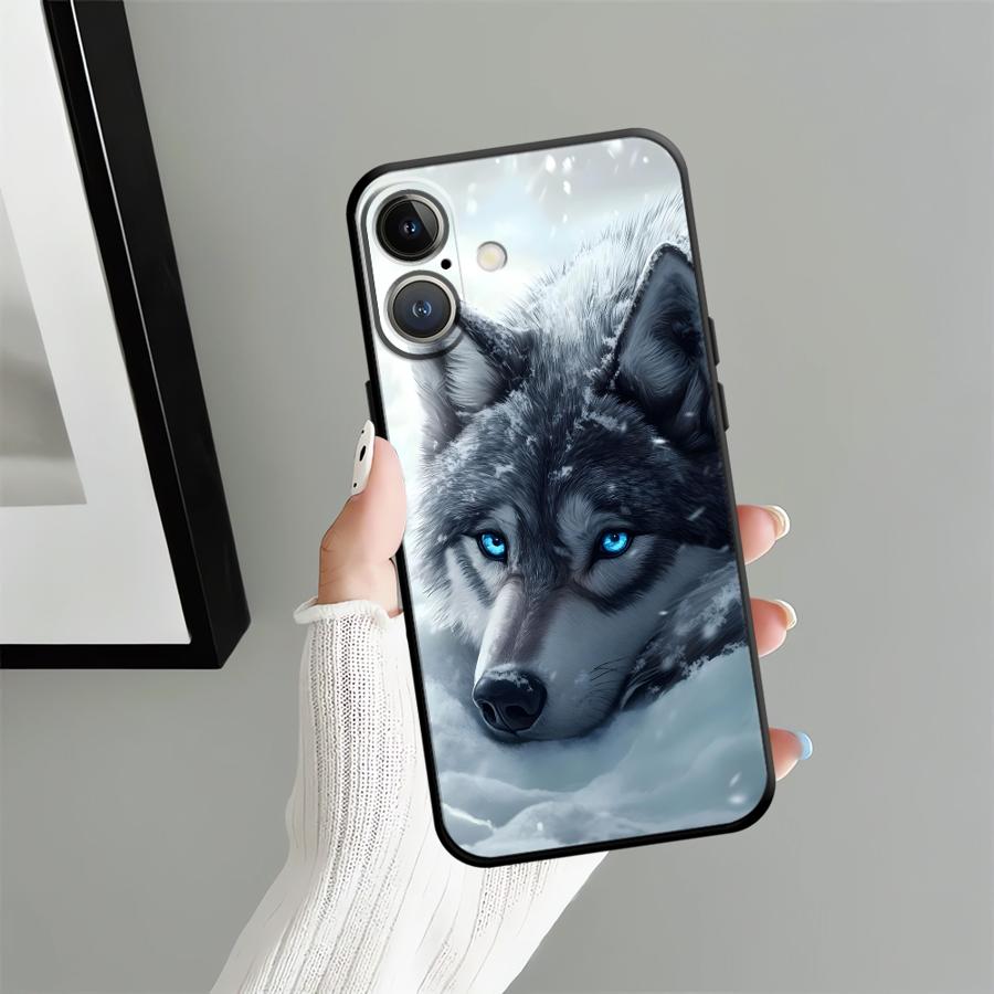 Hülle für Apple iPhone 17 Pro Max 14 16 XR XS MAX 12 15 Pro 7 8 11 13 Air Funda Handyhülle Cooler Löwe Hund