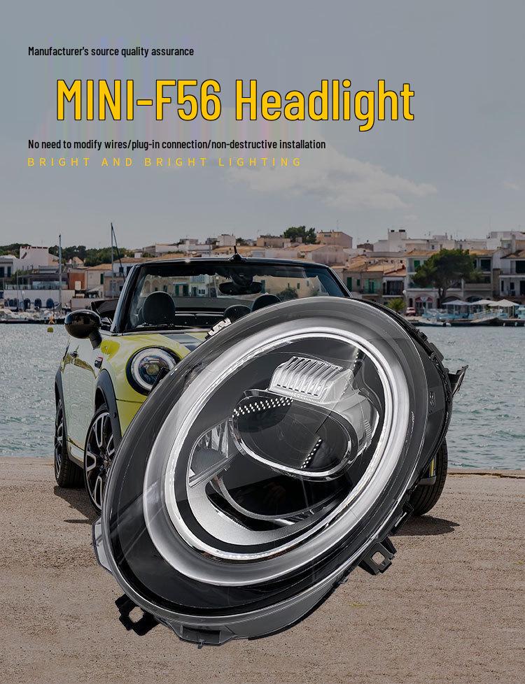 BMW Mini F56 Full-Color LED Angel Eye Headlight Assembly
