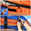 uxcell 15 Cubic Feet Car Roof Rooftop Cargo Carrier Luggage Carrier for Cars with or without Mat and 6 Door Blue Bag, Bag, Racks, Anti-Slip Hooks,