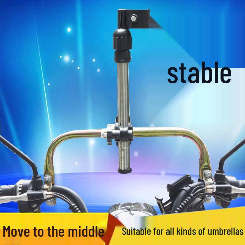 

Electric Bicycle & Stroller Umbrella Stand - Sunshade & Rainproof Holder чорний