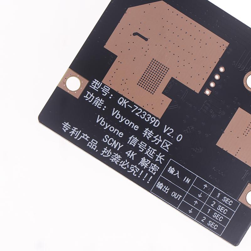 Qk-72339D V2.0 Upgraded Version Solves 4K Lcd Screen Partition Problem Qk-72339D Adapter Board 4K To 4K