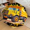 1pc Dumptruck Lightning Pattern Umbrella Design Automatic Opening and Closing Umbrella, High-quality Travel Umbrella, C1128206