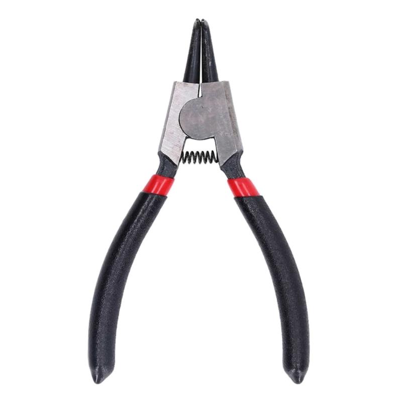 Circlip Plier 5" Long Nose Plier Staight Bent Plier Retaining Clips Ring Remover Tool