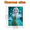 Disney Pittura con Perle Regina Elsa Pittura Artistica con Perle Fai-da-te Pittura con Gemme di Perla Quadri Artigianato Forma Speciale Decorazione Murale per la Casa