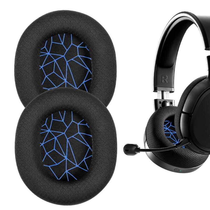 1Pair Ear Pads For Arctis 3 5 7 Pro Lossless Headphones Elastic Foam Earpads Ear Pads Sponge Cushion Replacement