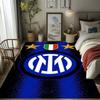 Tappeto con Stemma Inter Milan Stampa Artistica Adatto a Tutte le Stagioni Arte Moda Decorazione per Dormitorio