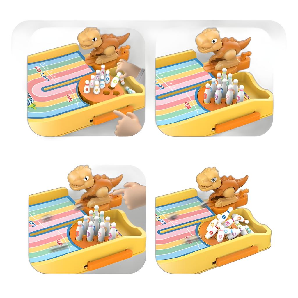 Dinosaur Bowling Traditional Toys Children'S Table Games Kindergarten Gifts Bowling Set