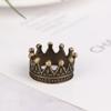 Model Toys Dollhouse Miniature Metal Crown Ornaments Mini Princess Crown Dollhouse  Dollhouse