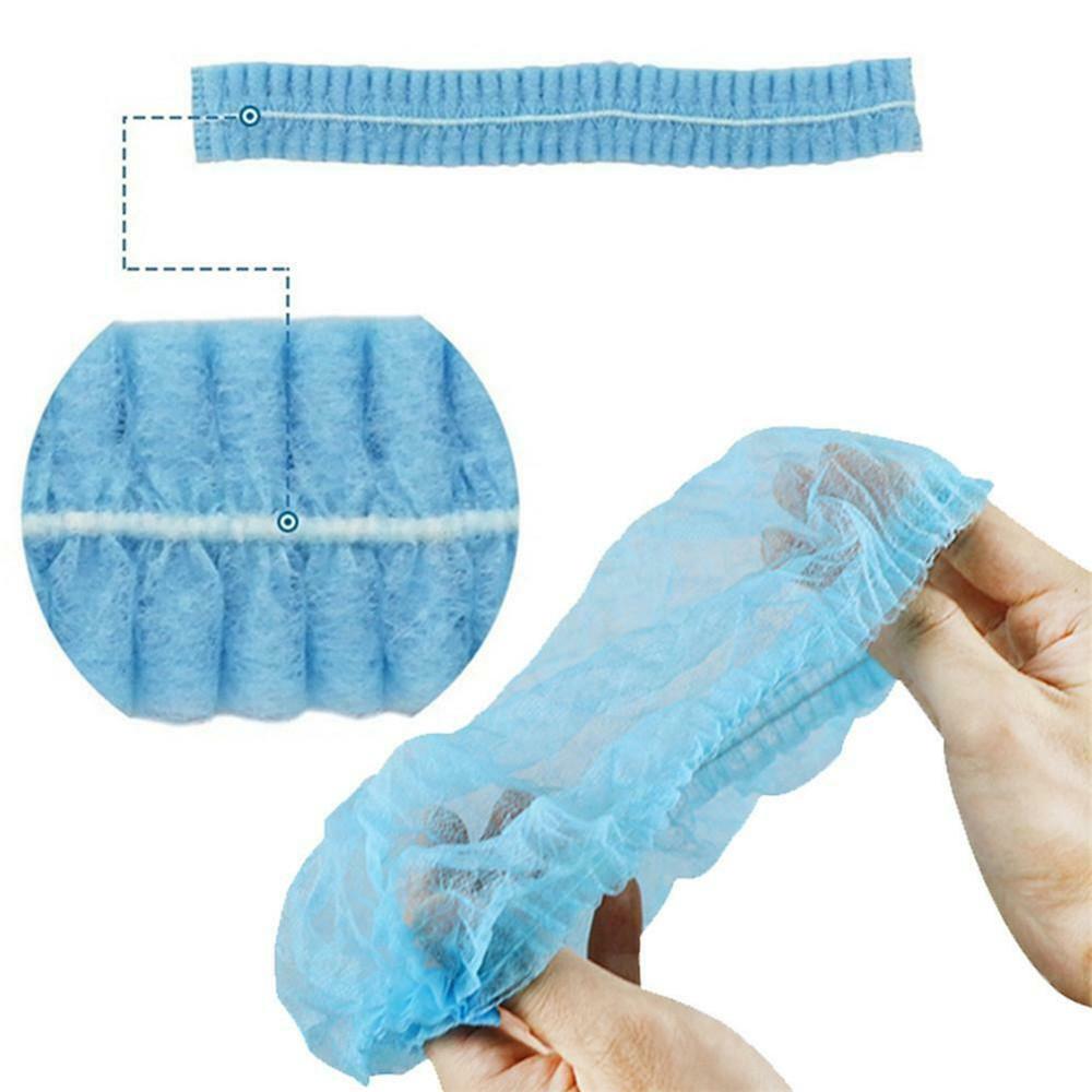 100pcs Disposable Microblading Non Woven Fabric Permanent Makeup Hair Net Caps Sterile Hat For Eyebrow Tattooing Catering Hat