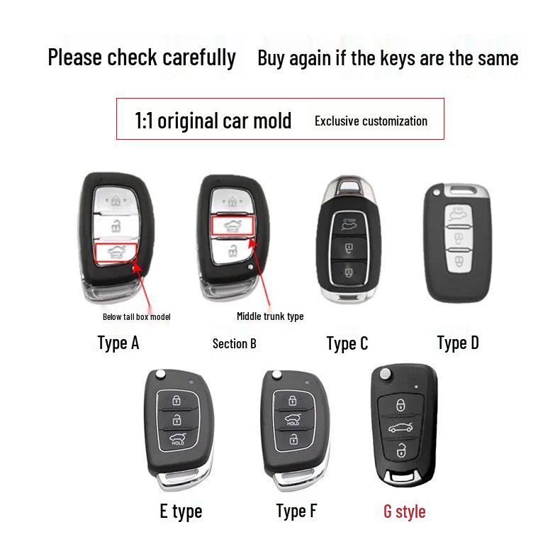 

2023 Hyundai Elantra Key Case MuSa Shell for ix35, Santa Fe, Langdong, Festa, ix25