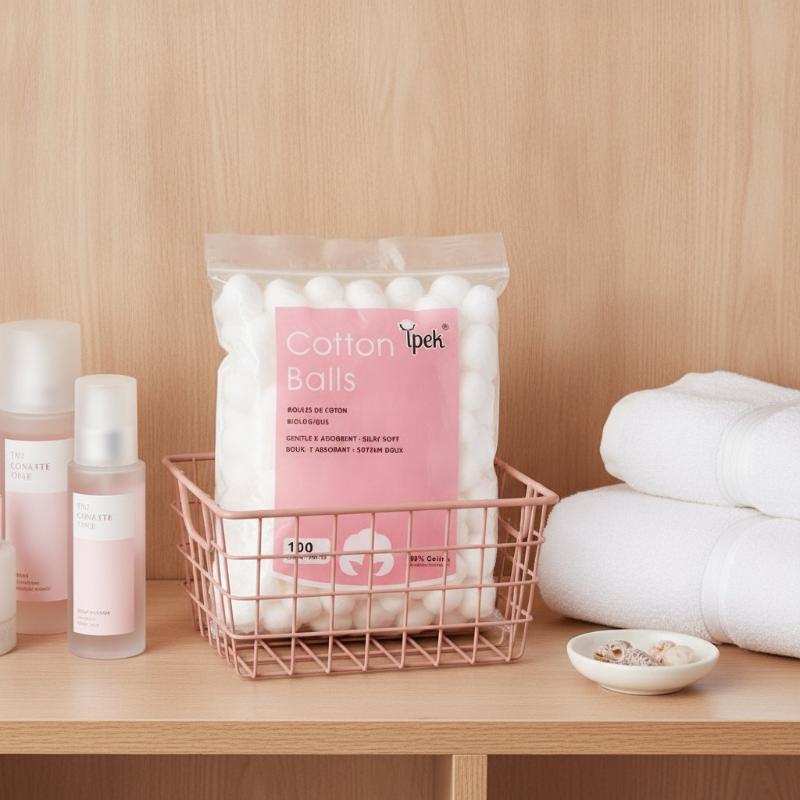 50/100/200Pcs Cotton Ball Nail Polish Remover Cleaning Tool Makeup Cotton Nail Art Alcohol Disinfection Assossories