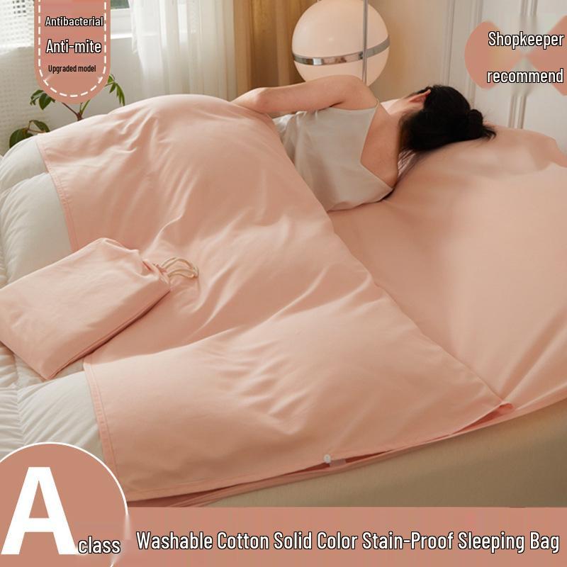 Portable Travel Sleeping Bag & Bed Sheet Set - 3-Piece Duvet Cover for Outdoor and Business Trips