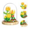 Excellent Flowers Building Toys Smooth Surface Bonsai Flower Block Set