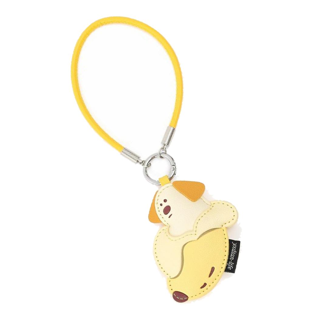Aesthetic Keychain Charms,Leather Fruit Dog Bag Charm Pendant Fruit Dog Keychains Charms Hanging Ornament for Womens