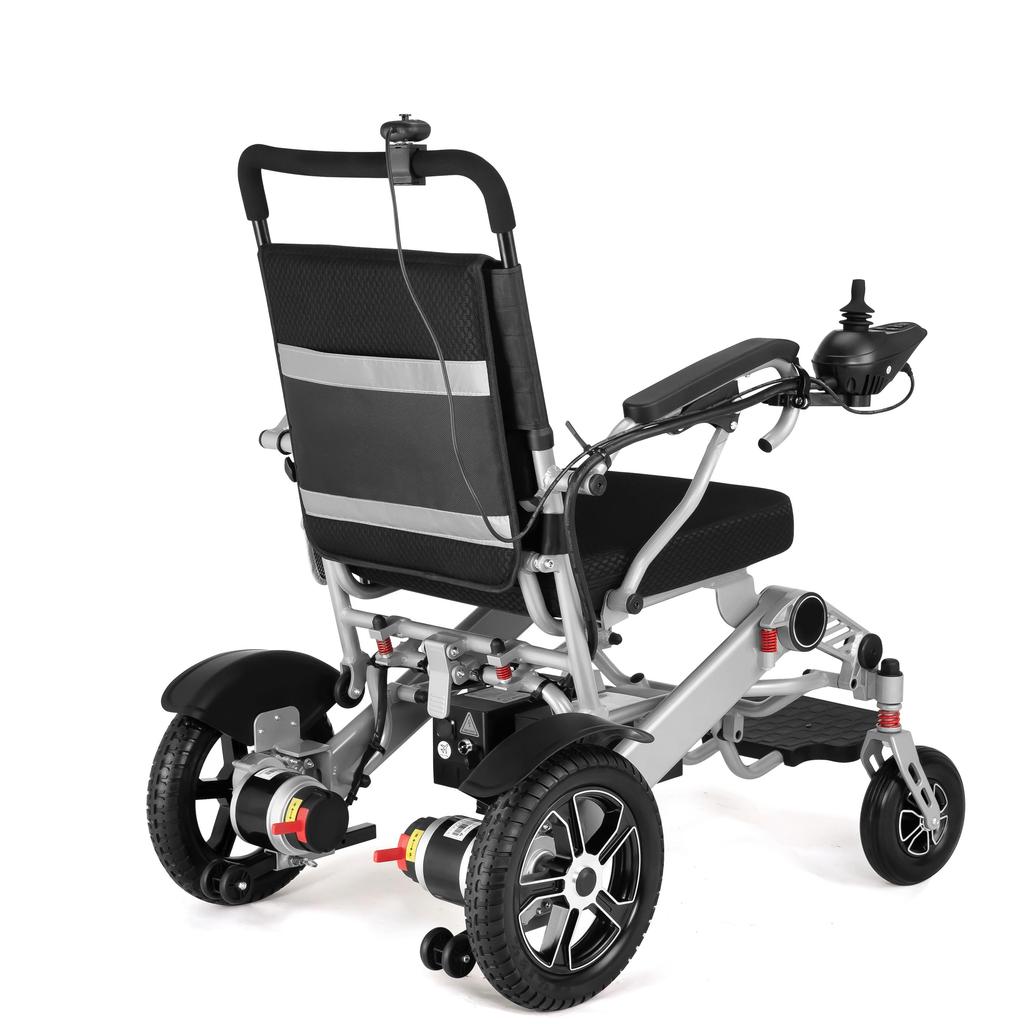 WEYRAL 203R Wózek elektryczny wysokiej klasy 350W*2 Podwójny silnik 12Ah*2 Podwójny akumulator 150KG Obciążenie Stop aluminium 40KM Zasięg Składany Dla osób starszych