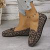 Fashion 2025 New Women Round Toe Casual Flat Shoes  Spring Autumn Flats Loafers Shoes for Women Fashion Leopard Non-slip Sneakers Women
