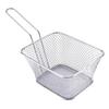 Square Mini Stainless Steel Frying Basket with Hook - Multipurpose Kitchen and Barbecue Rack