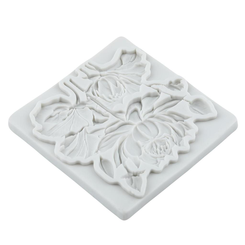 Lotus Flower Silicone Mold Lotus Flower Leaf Fondant Molds Cake Decorating Tools Cupcake Topper Candy Resin Clay Chocolate Gumpaste Mold