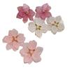 Korea Super Fairy Pink Translucent Flower Petals Stud Earrings for Women Exaggerated Romance Summer Vacation Jewelry Accessories
