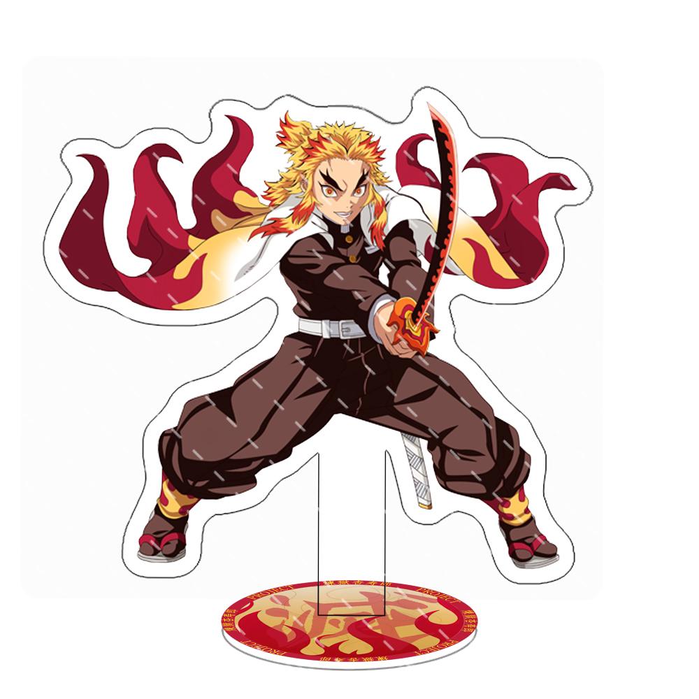 Anime Demon Slayer Peripheral Acrylic Stand Figure Kimetsu No Yaiba Douma Kokushibo Akaza Desktop Decoration Fans Collect Gift