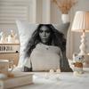 Honey Dijon Cushion Cover Anti-dustmite Pillowcase Invisible Zipper Silky Short Plush Sofa Cushion Cover