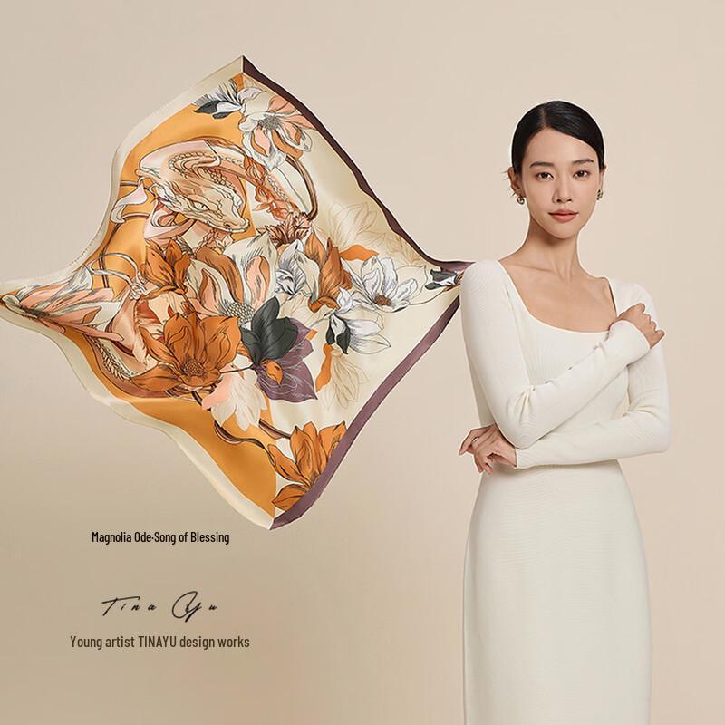

WENSLI Women s Mulberry Silk Scarf Gift Set