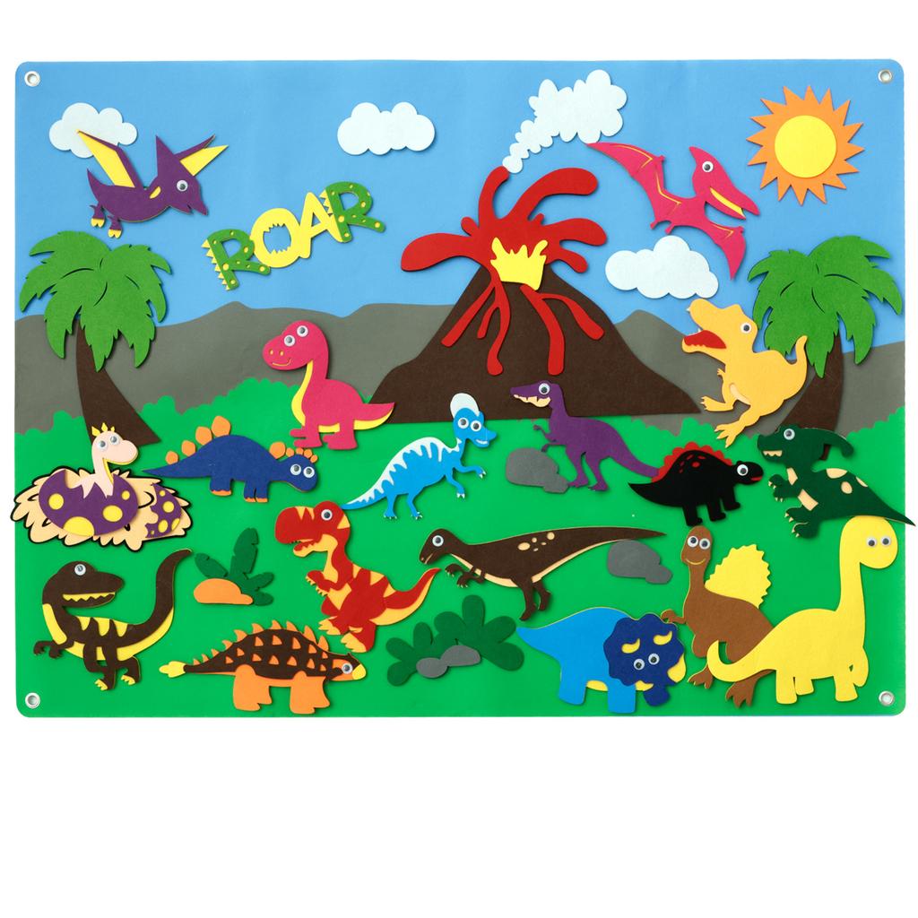 My First Daily Calendar Felt-Board for Toddlers 100x70cm Today Calendar Chart Hanging Board for Wall Date Weather Season Month