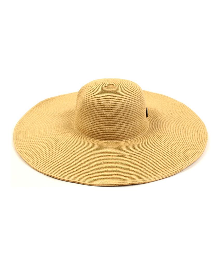 Yunibeosyeolkemiseuteuli Long Beige Wire Cloche Hat Bk Summer Fedora