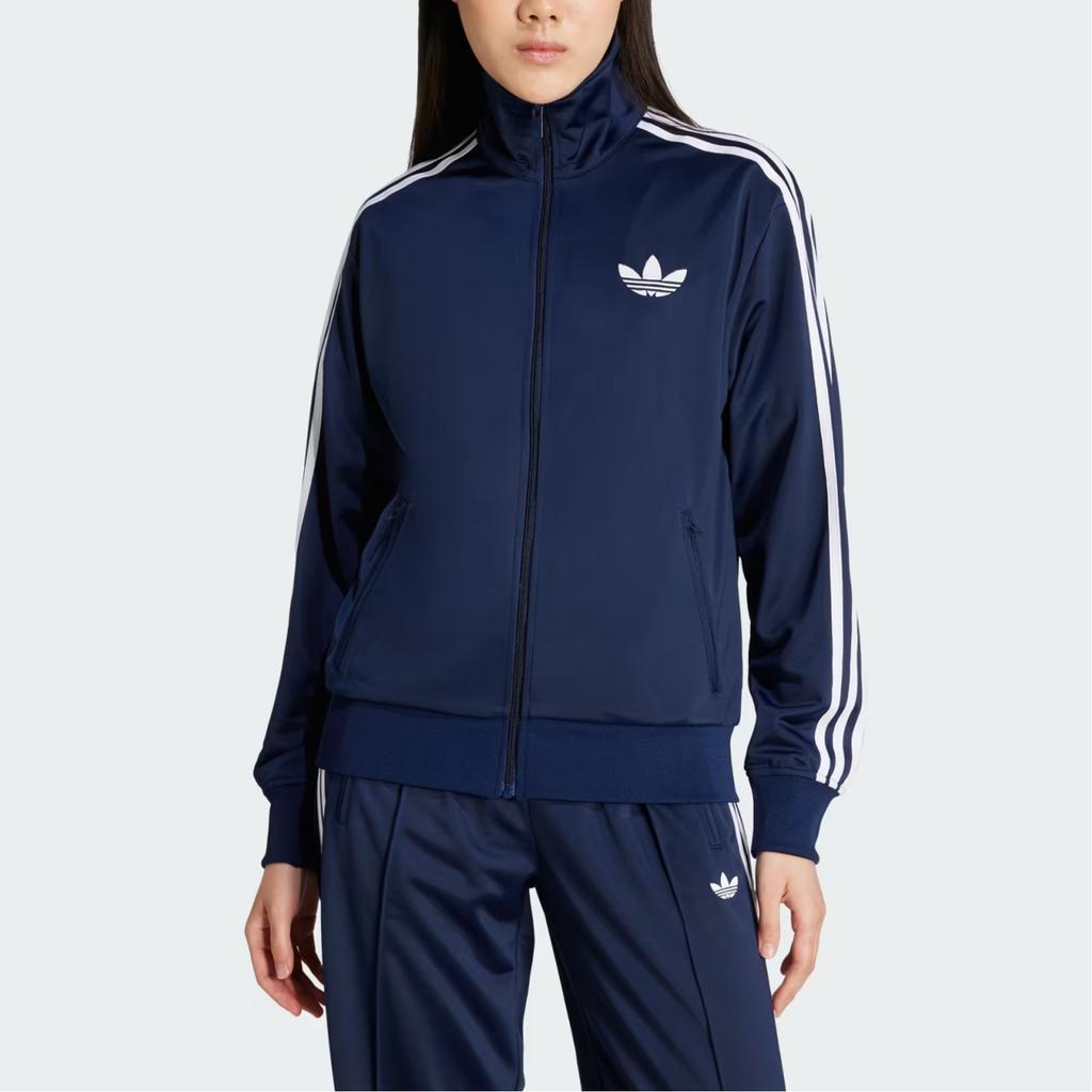 Adidas Originals Adicolor Classics Firebird Full Zip Stand Collar Long Sleeve Loose Jacket Women Jacket Night-Indigo KD2523