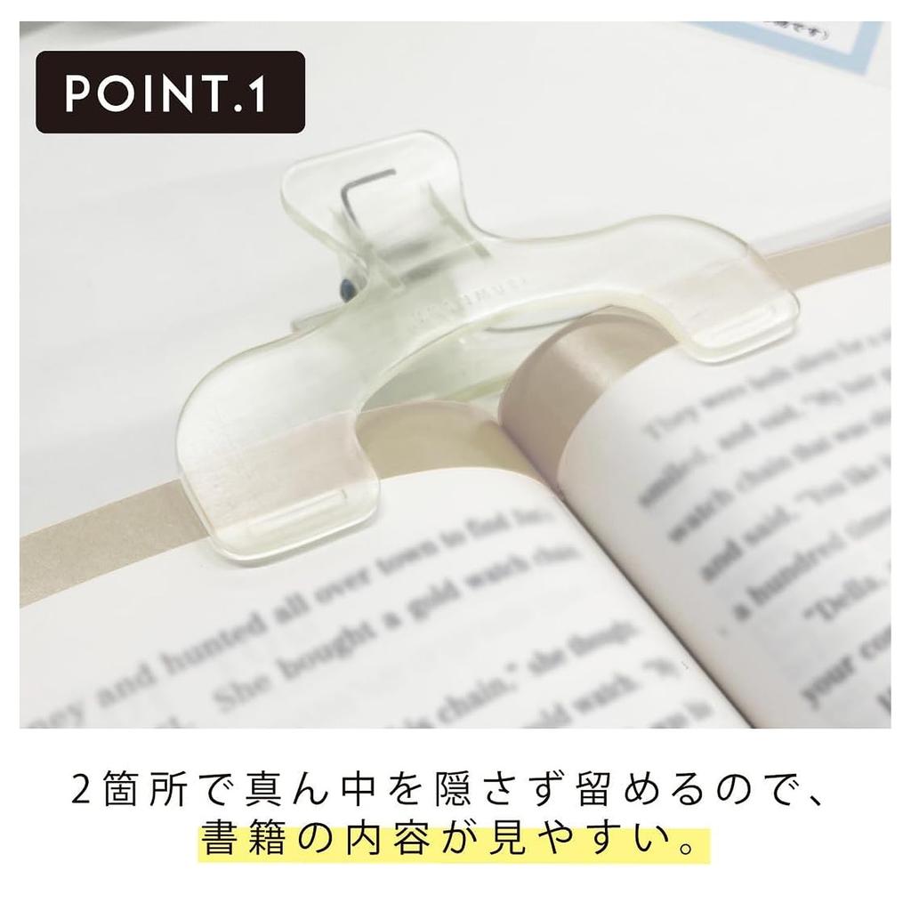 Sun-Star Stationery Ukanmuri Clips Watery Clear Set of 2 N3623300