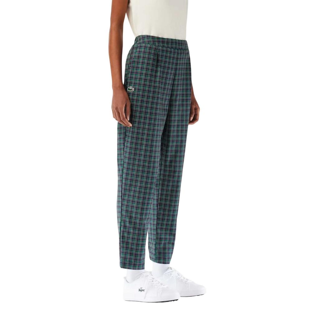 Lacoste Womens/Ladies Stretch Checked 7/8 Golf Jogging Bottoms