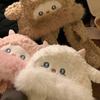 Warm Little Sheep Plush Hat Thickened Lei Feng Cap Soft Animals Beanie Hats  Winter Autumn