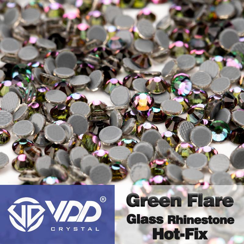 VDD SS6-SS30 High Quality Hot-Fix Glass Rhinestone Crystal Flatback Strass Stones DIY Garment Decoration Wedding Dress
