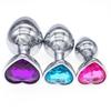 Unisex Herzförmiger Metall Analplug - Klein Aluminiumlegierung Dilator Spielzeug