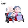 Decorations Home Mini Park Bench Grandpa Grandma Model Miniature Landscape Garden Decor Ornament