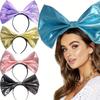 Super Large Dense Fabric Three-dimensional Bow Headband for Fashionable Occasions Such As Festivals, Gatherings, and Parties