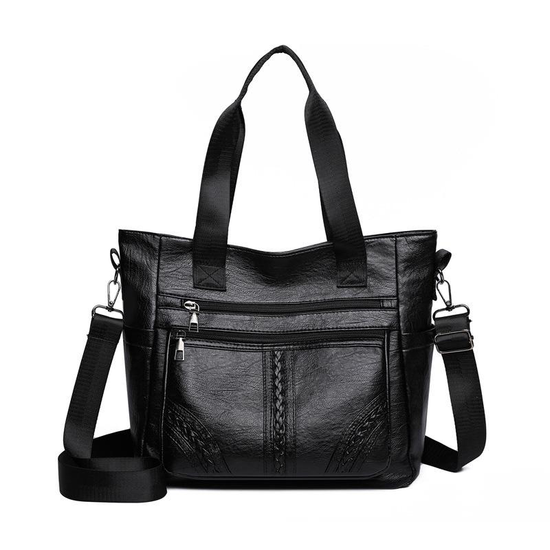 Multi Functional Single Shoulder Retro Commuting Tote Bag