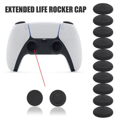 10 ks Krytky na joystick Náhradné pre PS5 Protišmykové Herný ovládač Palcové gripy Silikónové