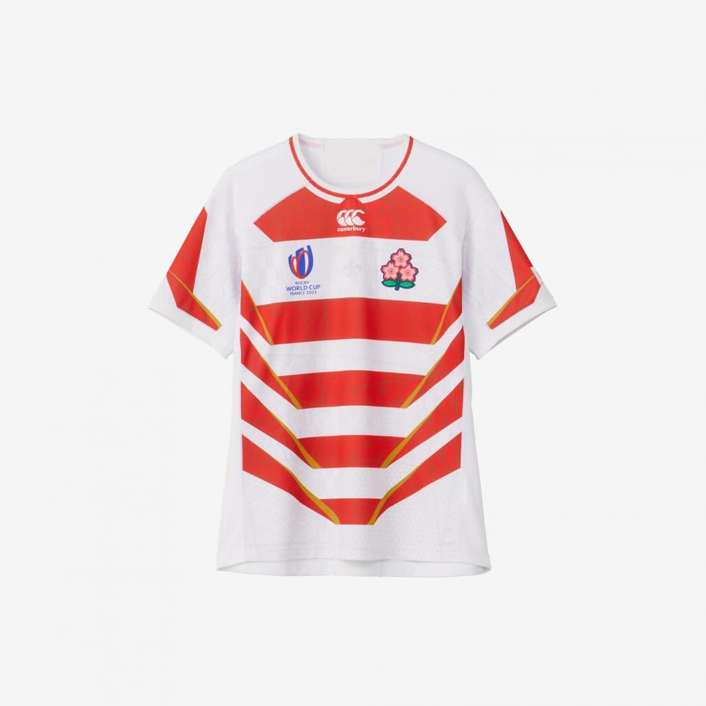 Replika domácího dresu Canterbury Japonsko RWC 2023, Velikost 10, Bílý, Velikost 4L