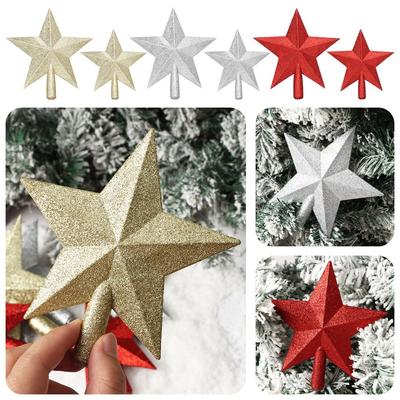 Star Pendant Christmas Decorations Christmas Tree Topper Supplies Christmas Tree Top Decoration