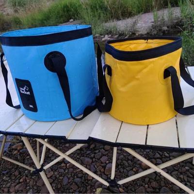 Seau à eau portable pliable