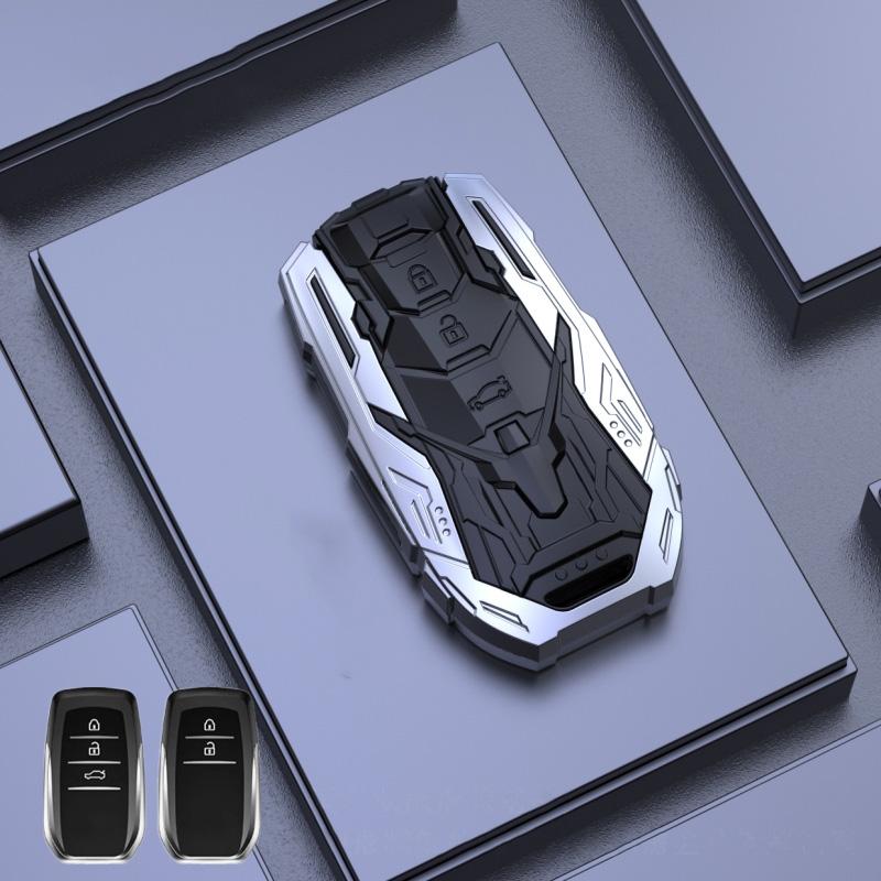 New Car Key Case Cover For Toyota Prius Camry Corolla C-HR CHR RAV4 Prado 2018 2022 Protector Key Shell Auto Accessories