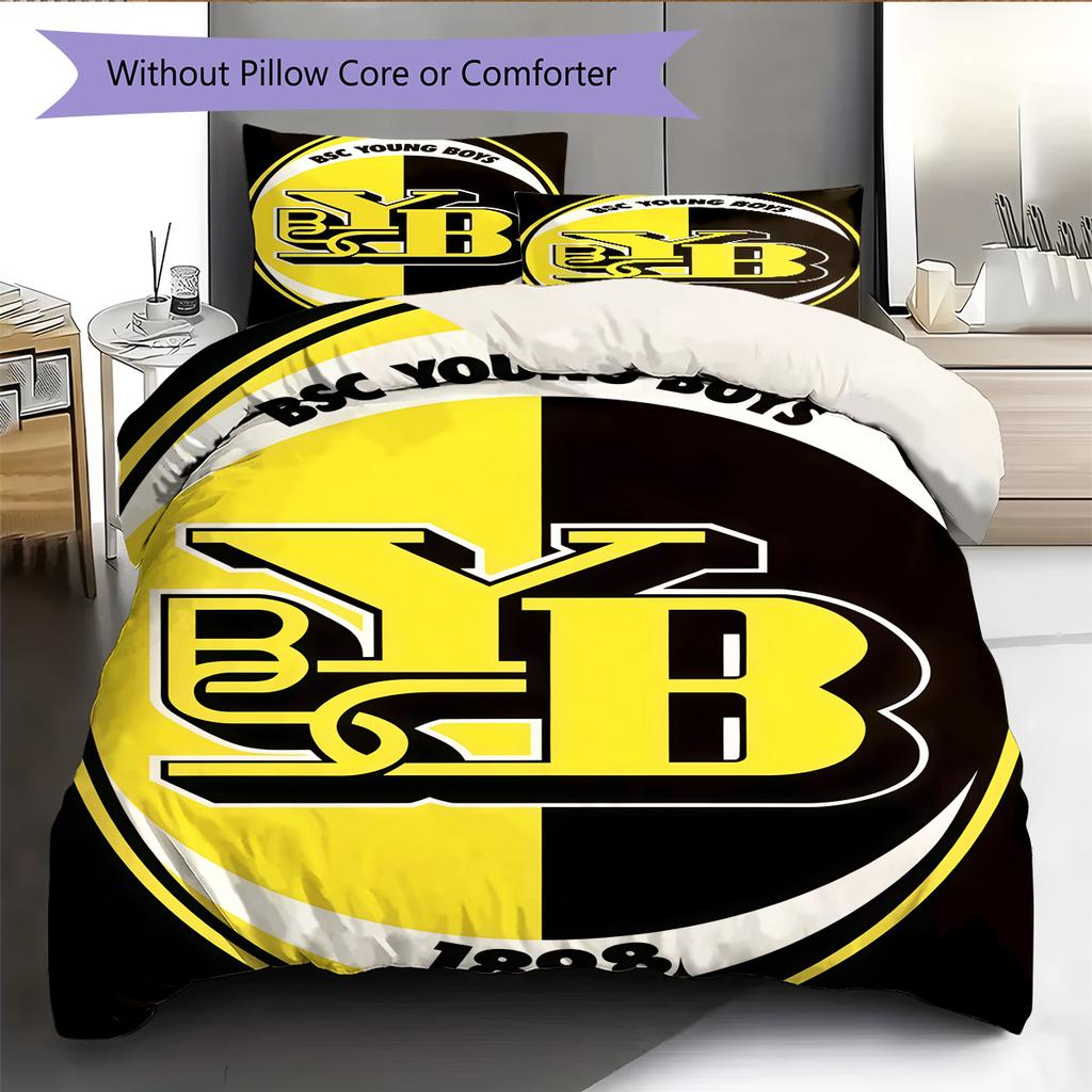 YB Bedding Quilt Set Quilt Cover Pillowcase Home Decoration Birthday Gift (1 * Duvet Cover + 2 * Pillowcase, Without Core)