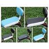 Bike Saddle Pad Bike Child Seat With Back Rest Bike Back Seat Bicycle Rear Rack Saddle Pu Leather Soft Cushion For Cycling Parts