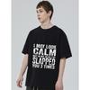 Crewneck T I May Look Calm But In My Head I Ve Slapped You 3 Times Graphic Print Streetwear Fashion Top for Men and Women Daily Wear Party Outfit