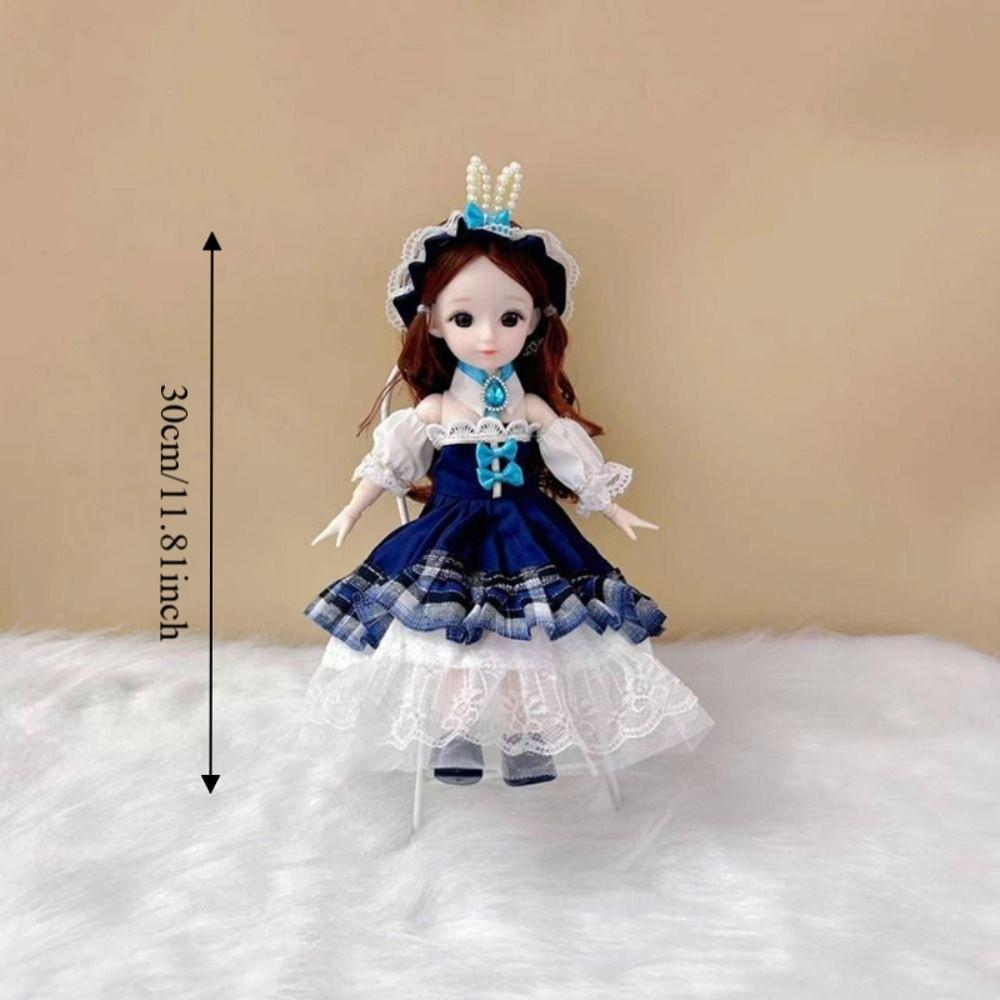 Lolita 1/6 BJD Puppen Kleidung Exquisit 30cm BJD Puppe Kleid Kostüm Spiel