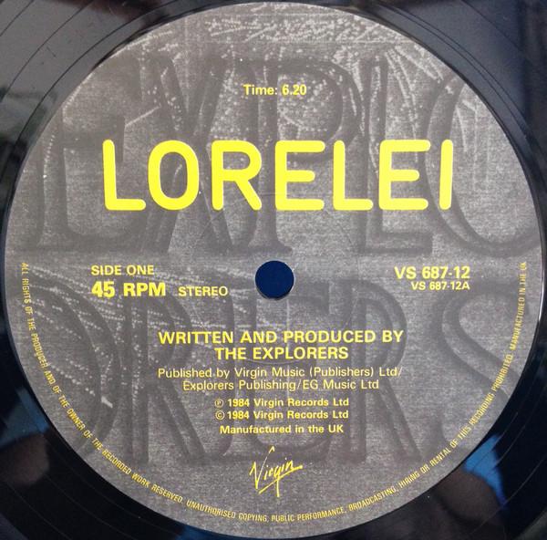 

12inch Record EXPLORERS Lorelei Extended Mix You Go Up VS68712 Virgin 1984 UK Dance Electronica Used
