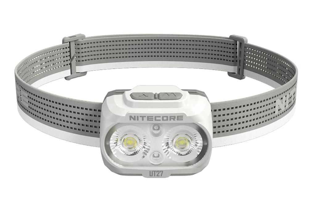 Nitecore UT27 Max 800 AAA Battery Trail Night Running Headlamp, Lumens, USB-C Rechargeable, Compatible, Running, (White)