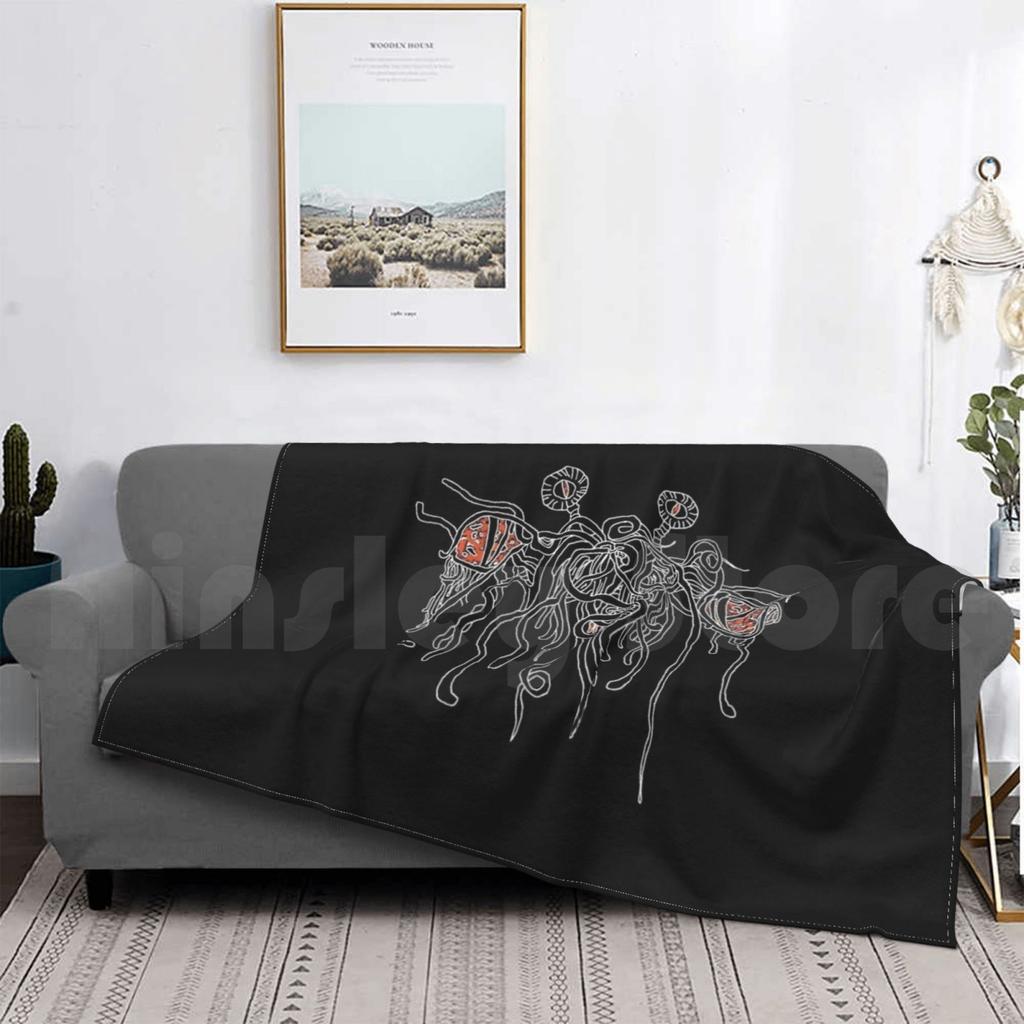 Flying Spaghetti Monsterb Blanket For Sofa Bed Travel Funny Spaghetti Flying Monster Religion Atheism