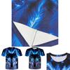 Fashion Men Wolf 3d Print T-shirts With Vibrant Colors And Premium Polyester Fabric
